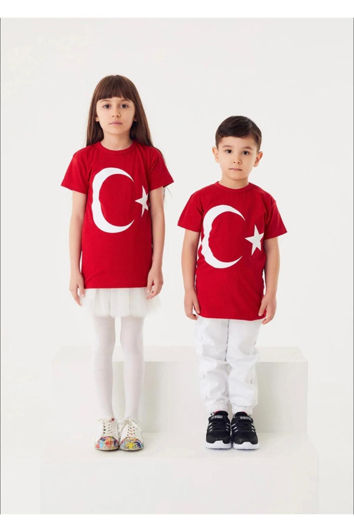 AY YILDIZ BASKILI UNISEX T-SHIRT