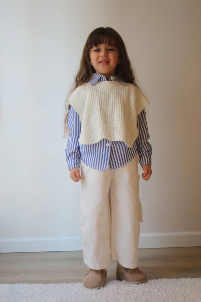 Kiz Çocuk Yelekli̇ Takim