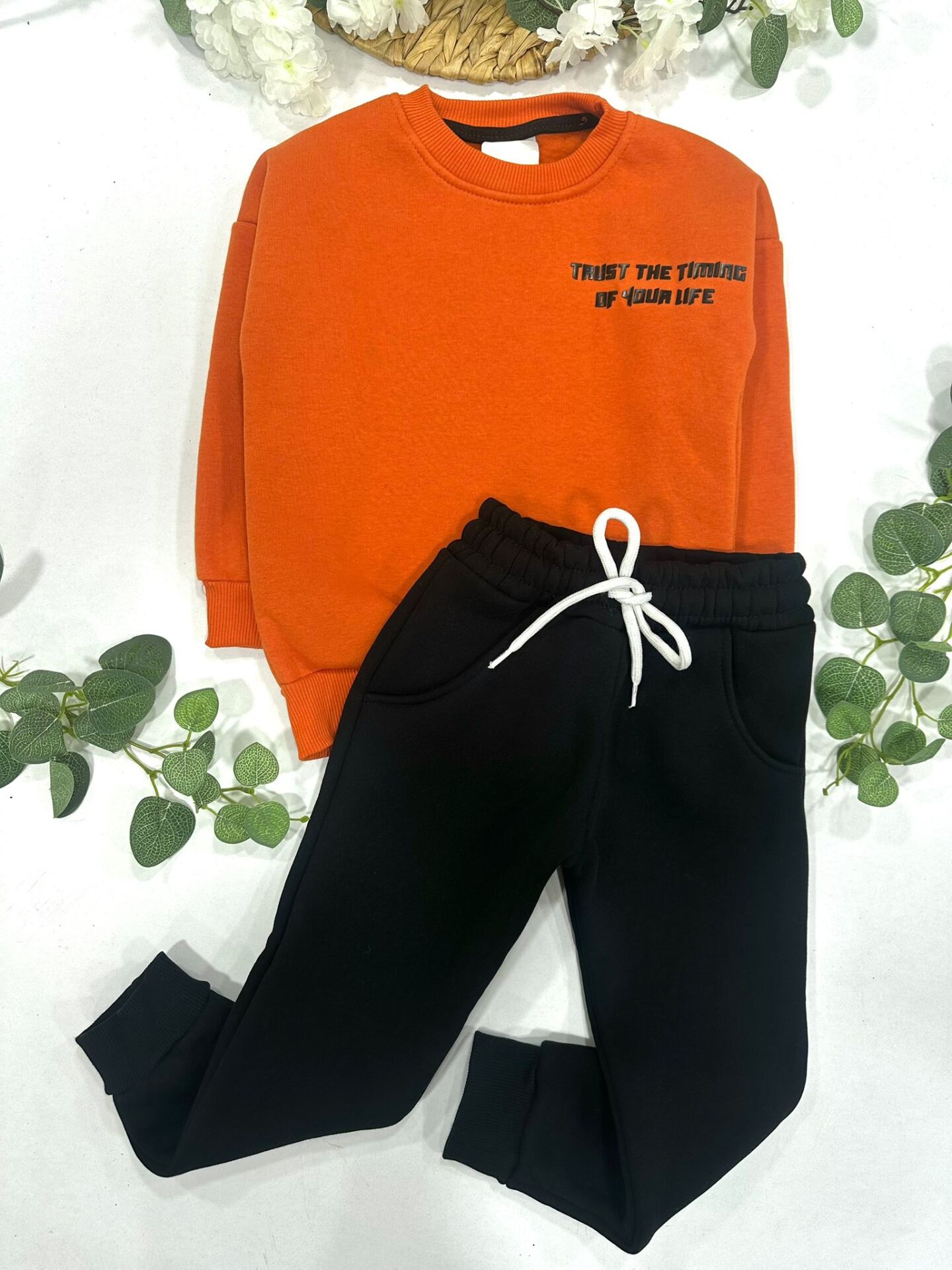 ERKEK ÇOCUK 3 İP ŞARDONLU EŞOFMAN TAKIMI