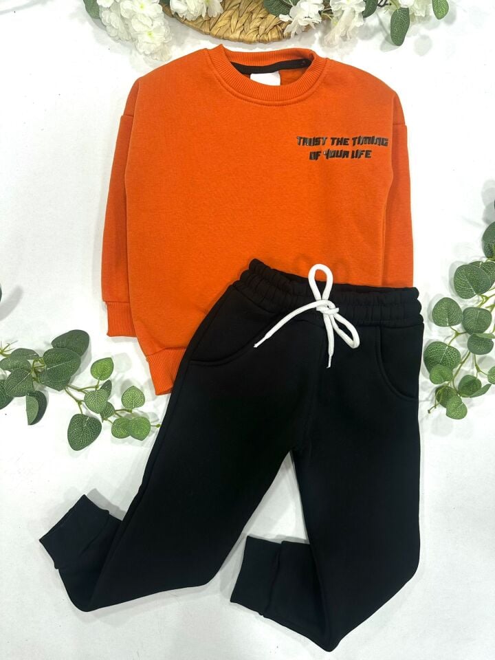 ERKEK ÇOCUK 3 İP ŞARDONLU EŞOFMAN TAKIMI