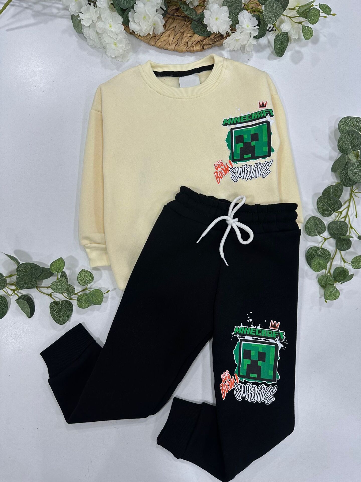 ERKEK ÇOCUK 3 İP ŞARDONLU EŞOFMAN TAKIMI