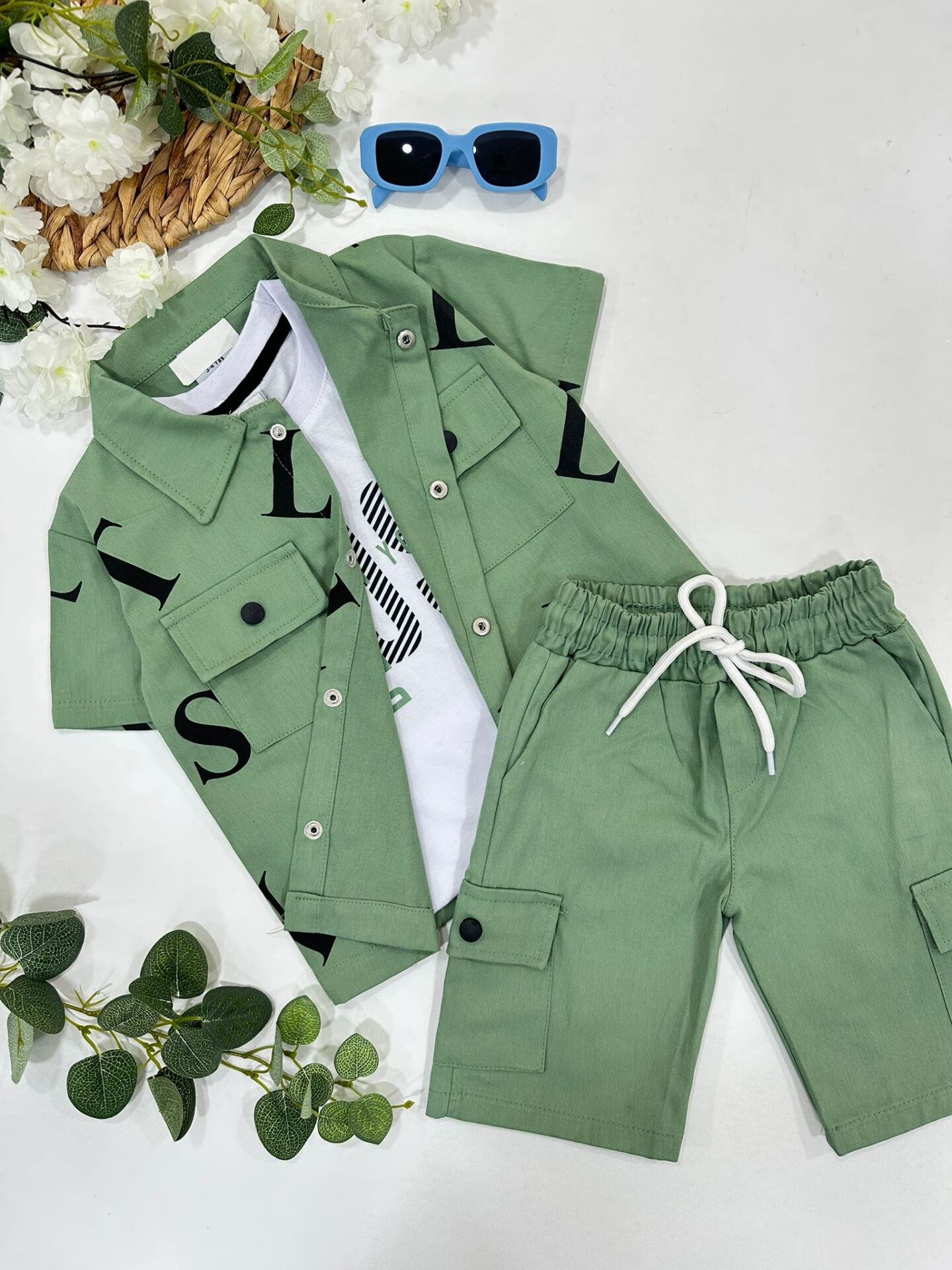 ERKEK ÇOCUK 3'LÜ GABARDİN TAKIM