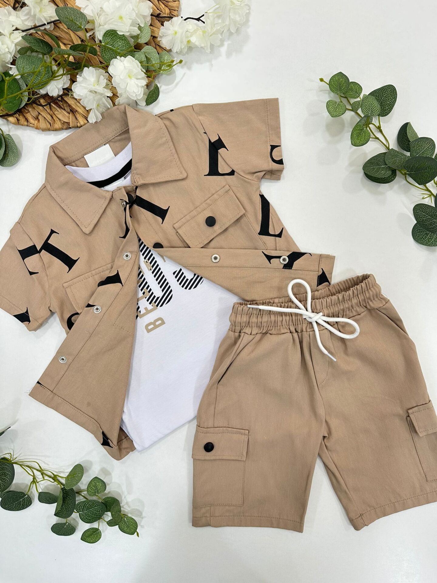 ERKEK ÇOCUK 3'LÜ GABARDİN TAKIM