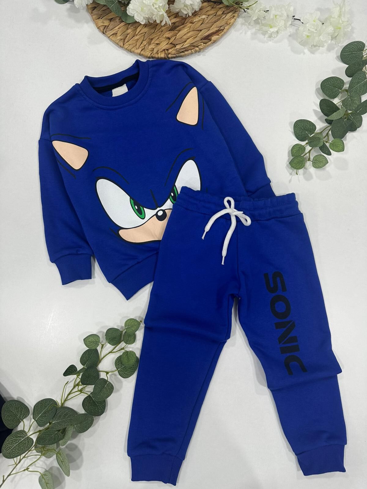 ERKEK ÇOCUK SONIC BASKILI EŞOFMAN TAKIMI