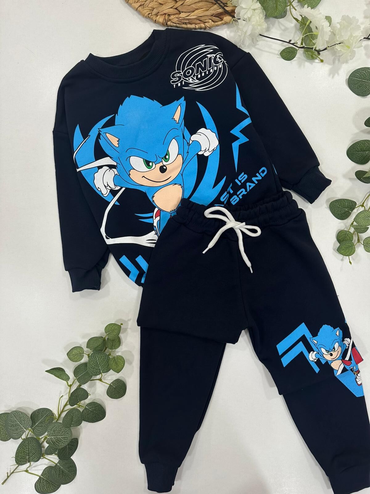 ERKEK ÇOCUK SONIC BASKILI EŞOFMAN TAKIMI