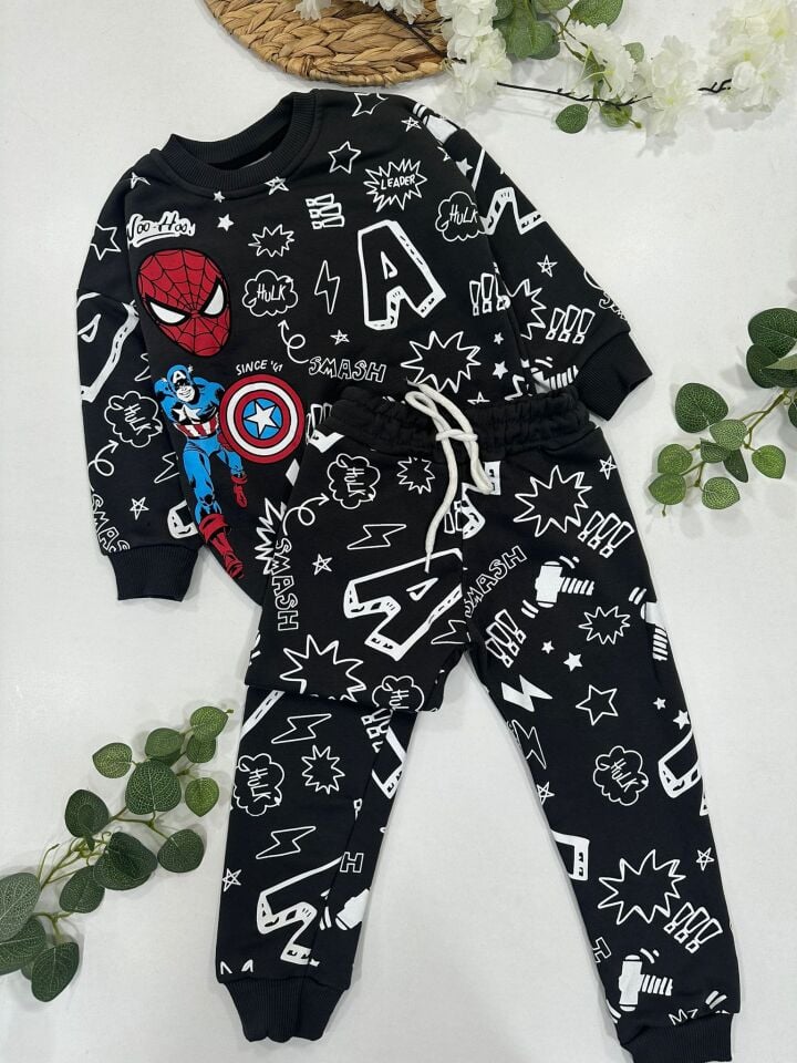 ERKEK ÇOCUK SPİDERMAN EŞOFMAN TAKIMI