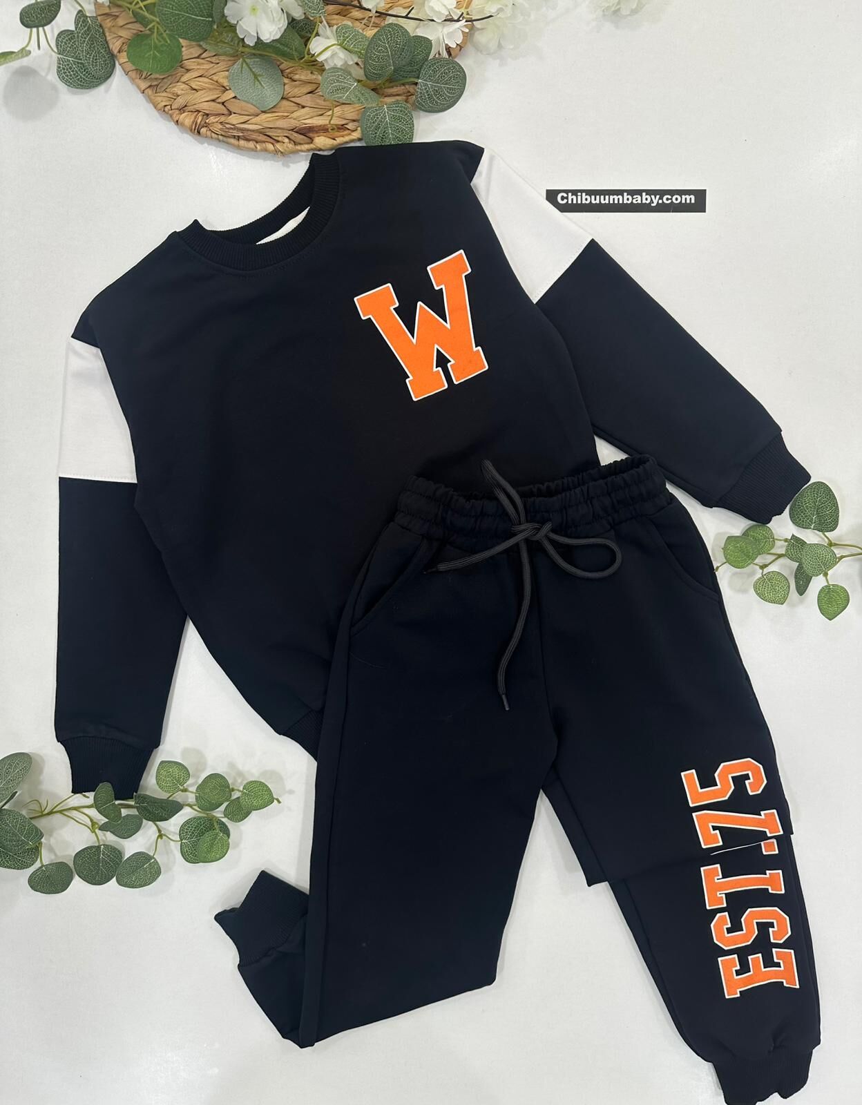 ERKEK ÇOCUK W BASKILI EŞOFMAN TAKIMI