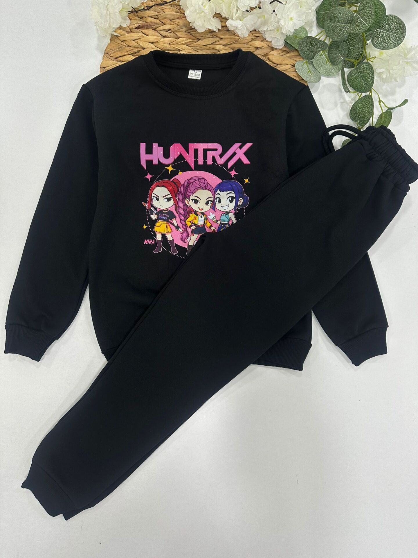 K-POP DEMON HUNTERS BASKILI EŞOFMAN TAKIMI