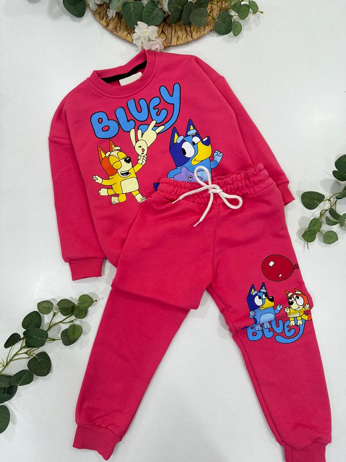 KIZ ÇOCUK BLUEY BASKILI EŞOFMAN TAKIMI