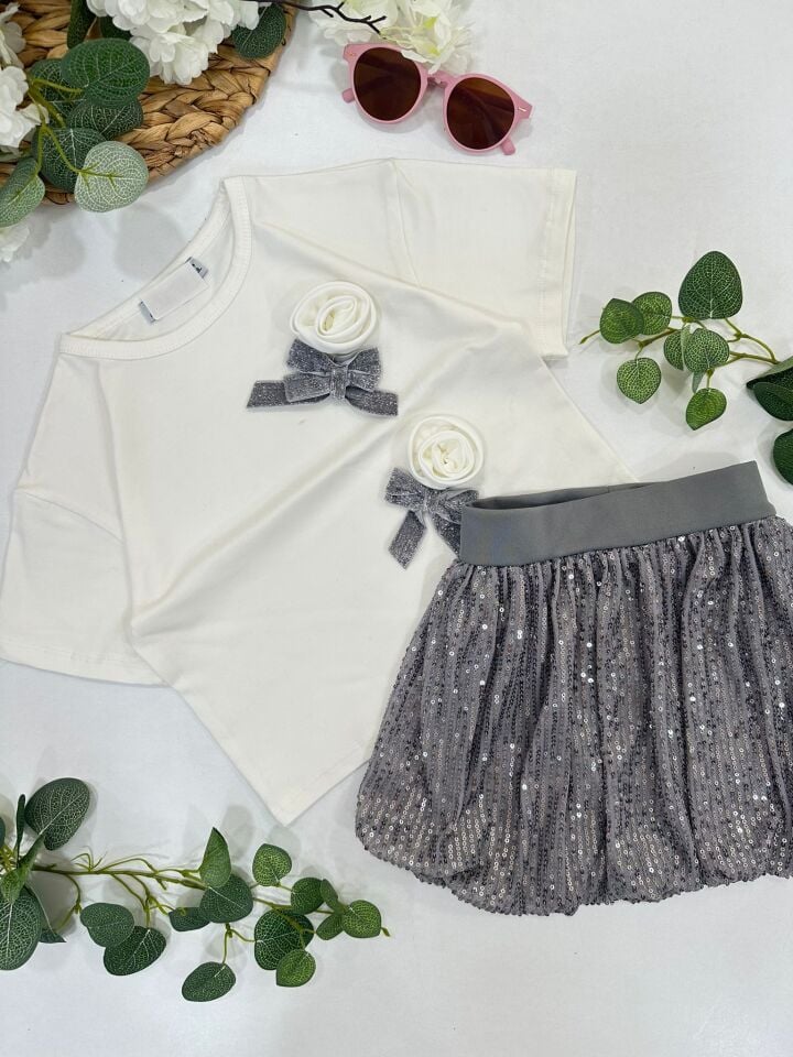 KIZ ÇOCUK ETEKLİ TAKIM