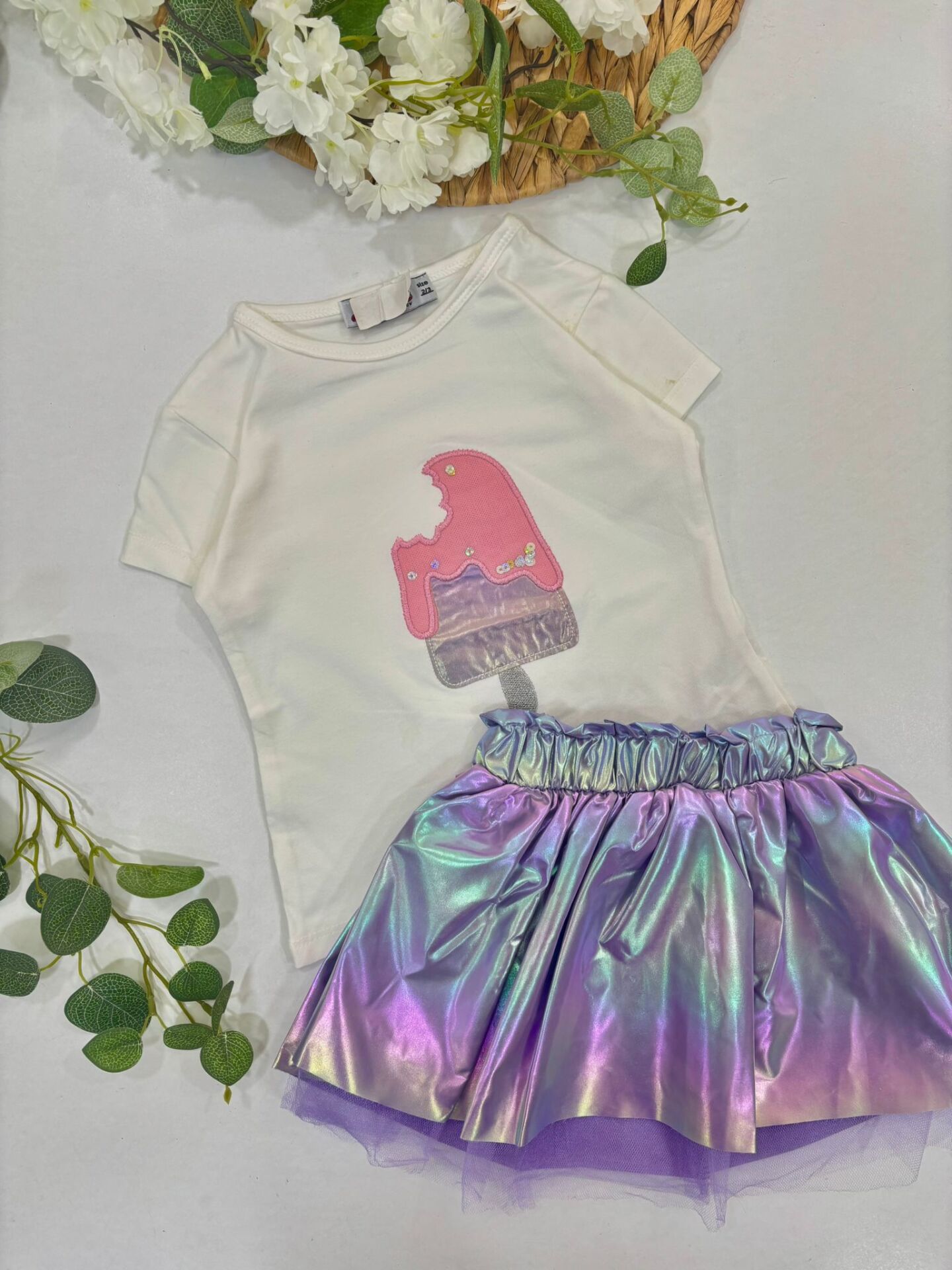 KIZ ÇOCUK ETEKLİ TAKIM