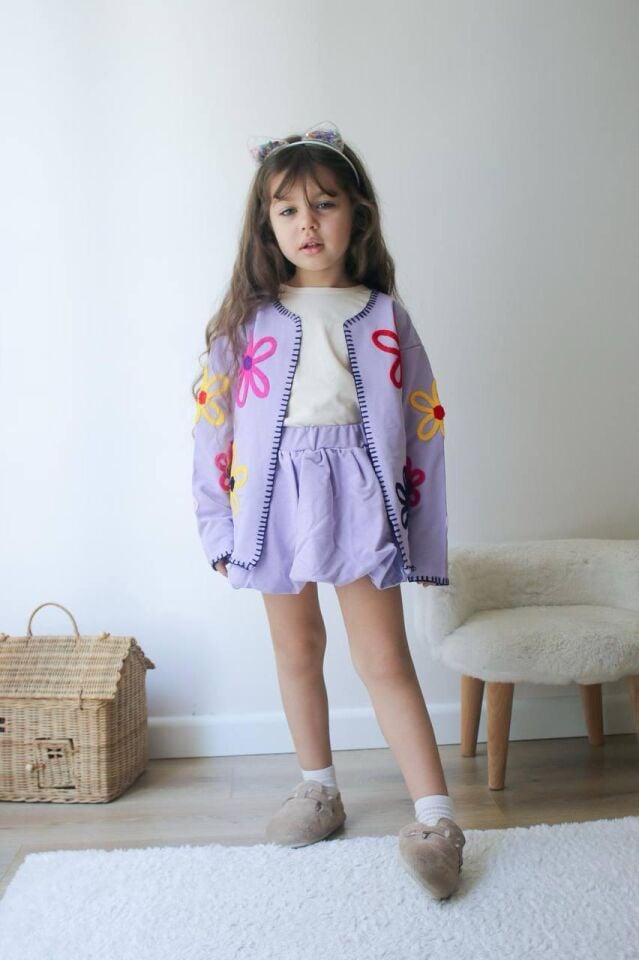 KIZ ÇOCUK ETEKLİ TAKIM