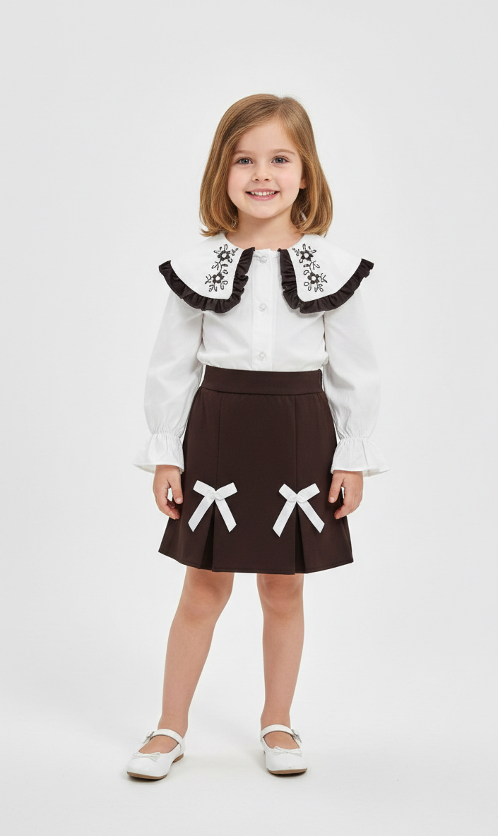 KIZ ÇOCUK ETEKLİ TAKIM