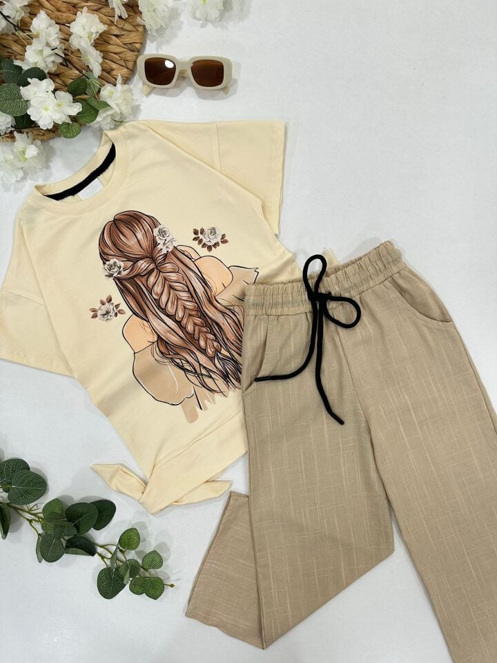 KIZ ÇOCUK PANTOLONLU TAKIM