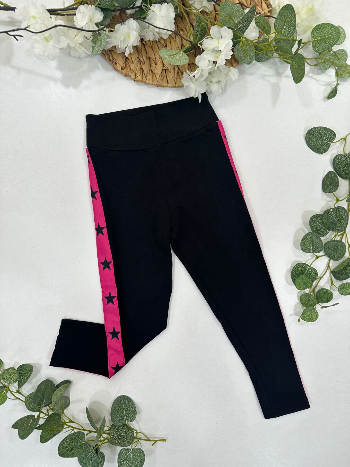 KIZ ÇOCUK ŞERİTLİ TAYT