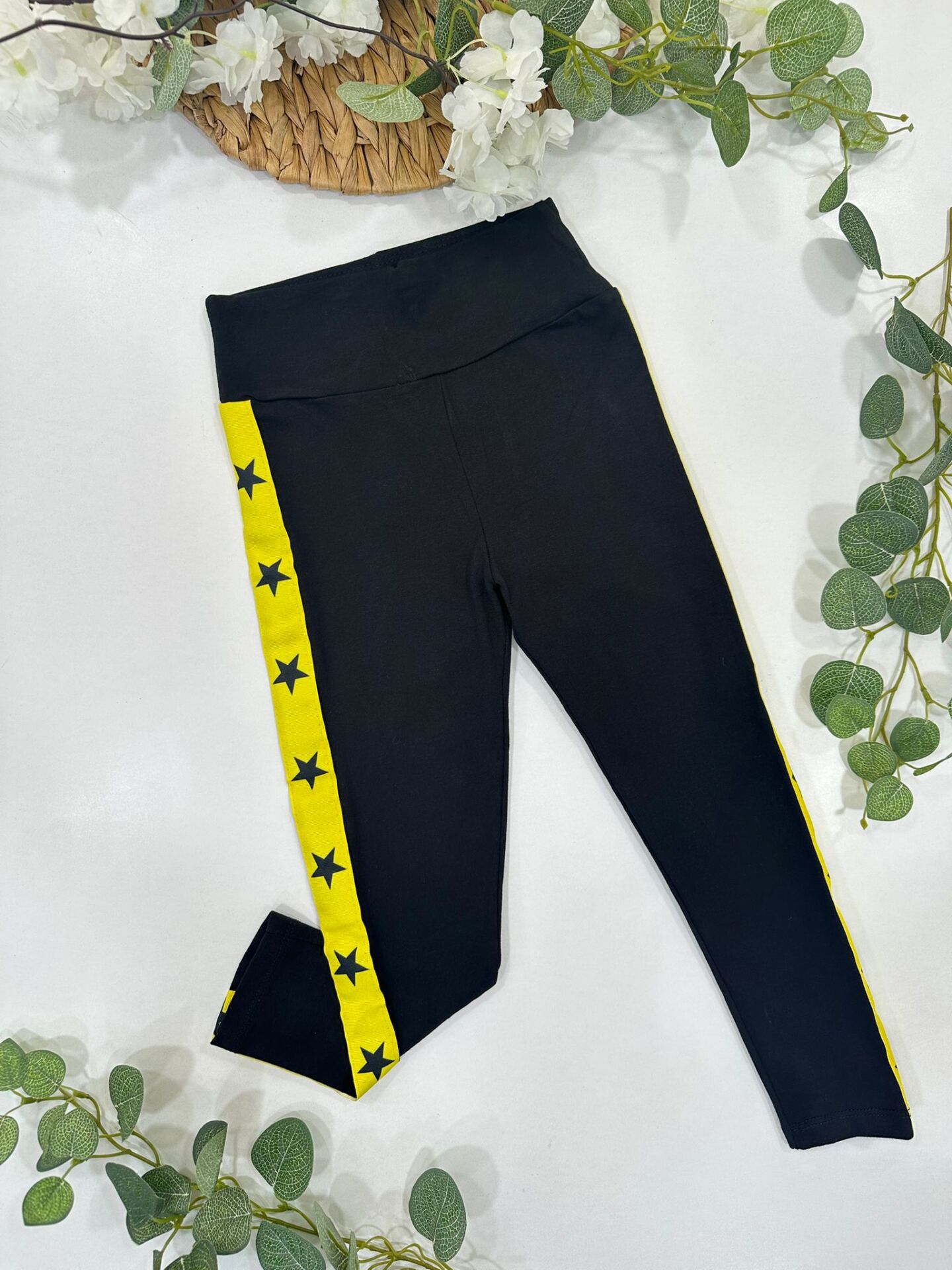 KIZ ÇOCUK ŞERİTLİ TAYT