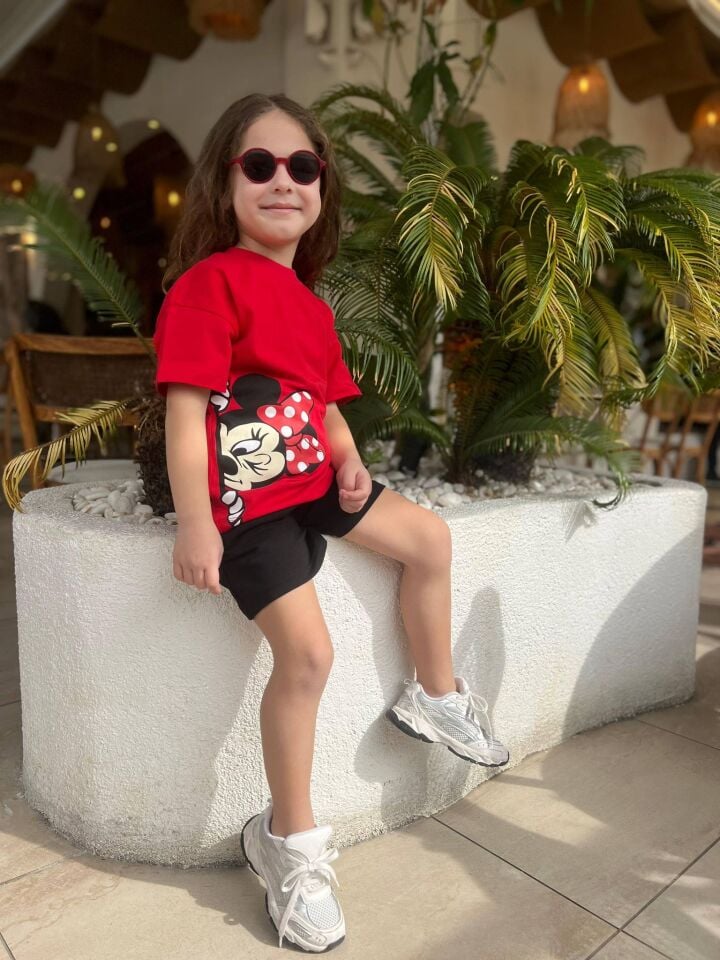 KIZ ÇOCUK ŞORTLU TAKIM