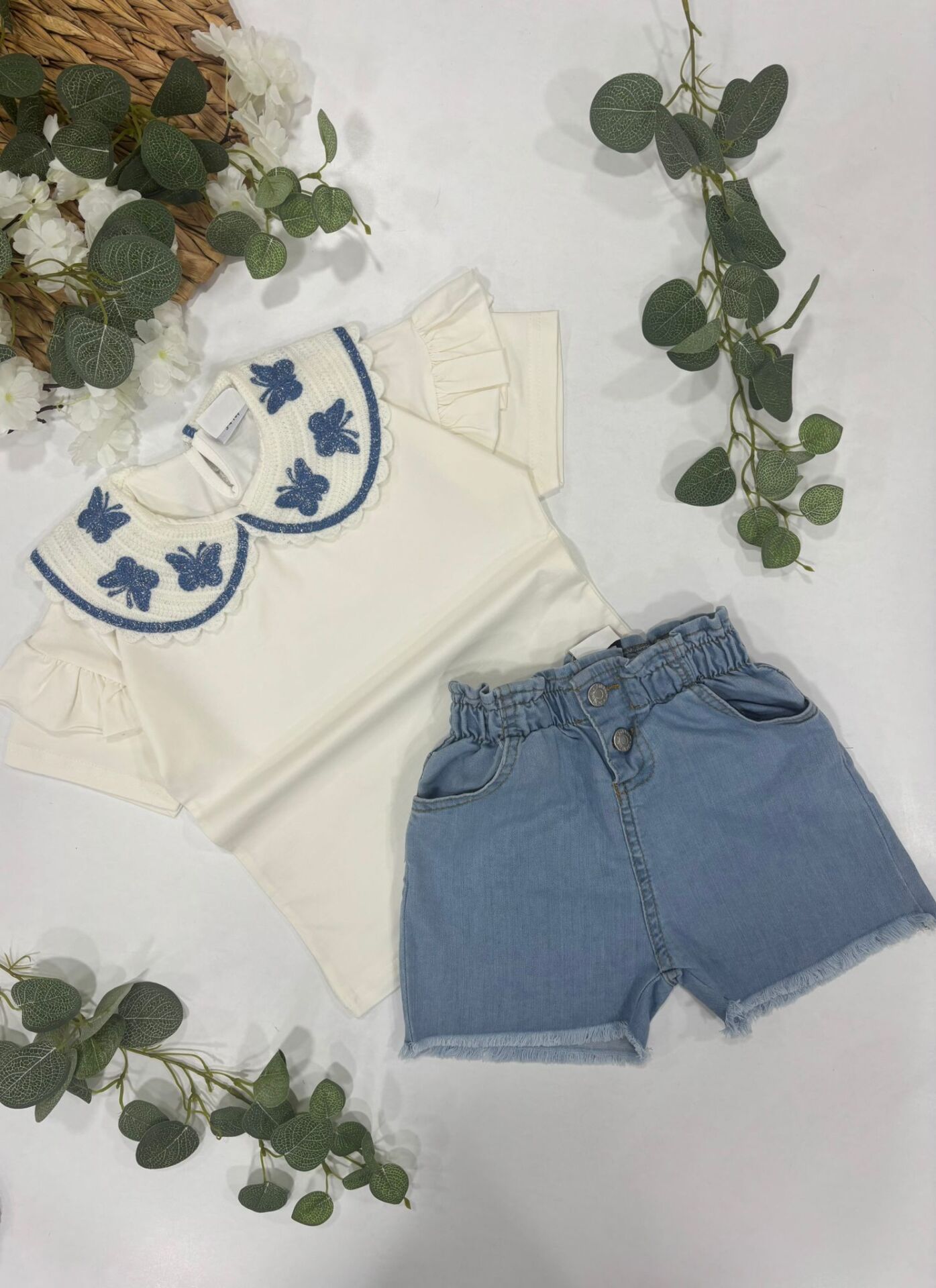 KIZ ÇOCUK ŞORTLU TAKIM