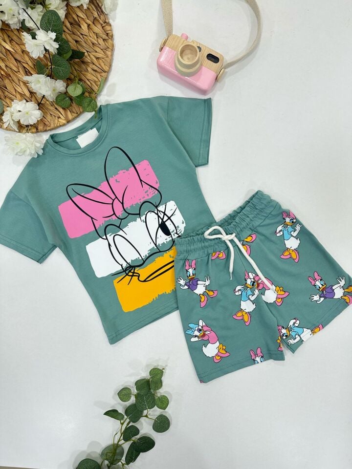 KIZ ÇOCUK ŞORTLU TAKIM