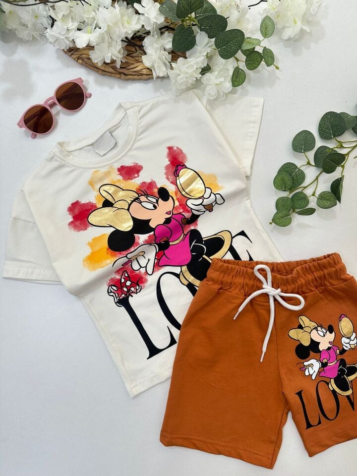 KIZ ÇOCUK ŞORTLU TAKIM