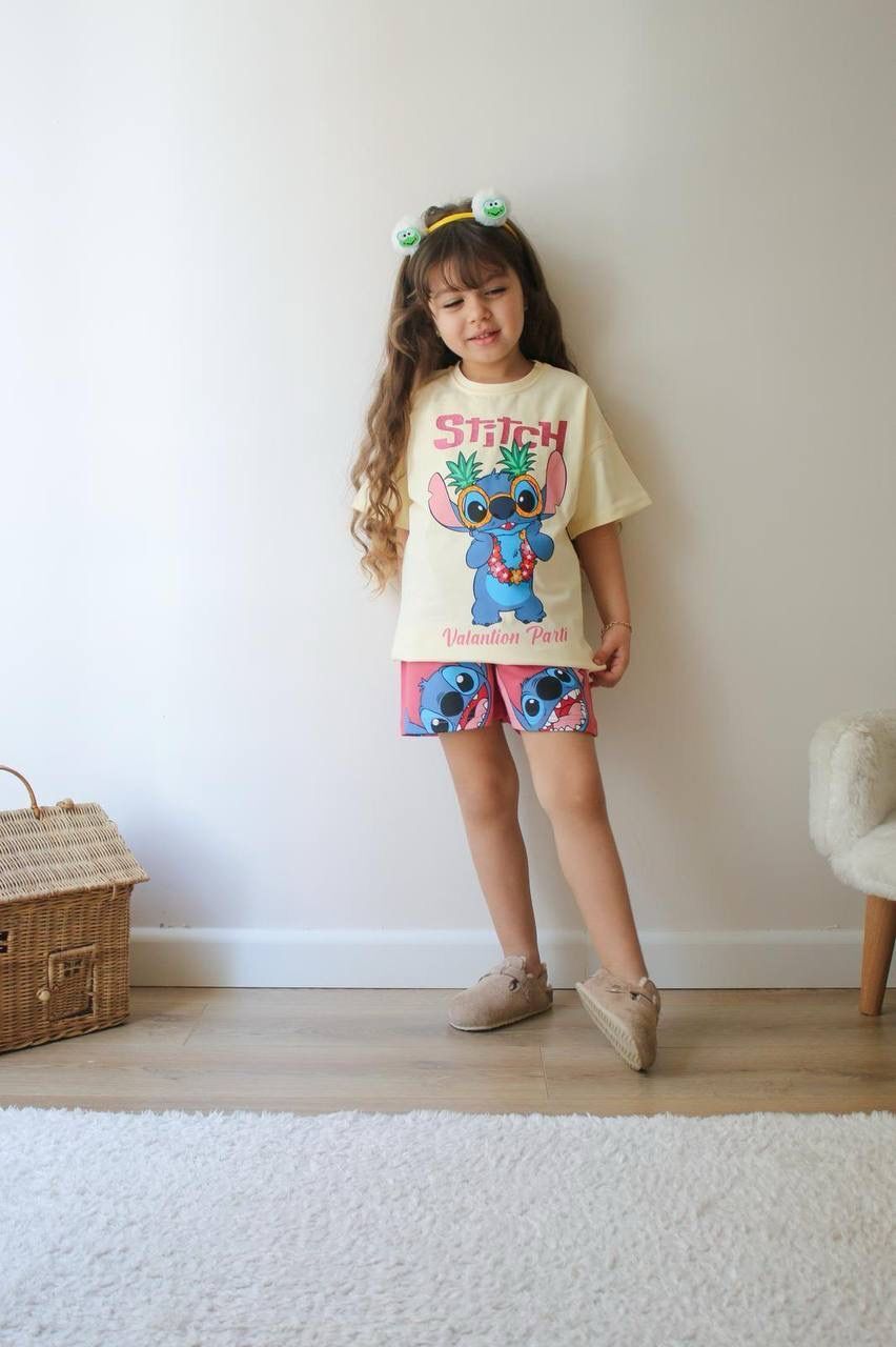 KIZ ÇOCUK ŞORTLU TAKIM