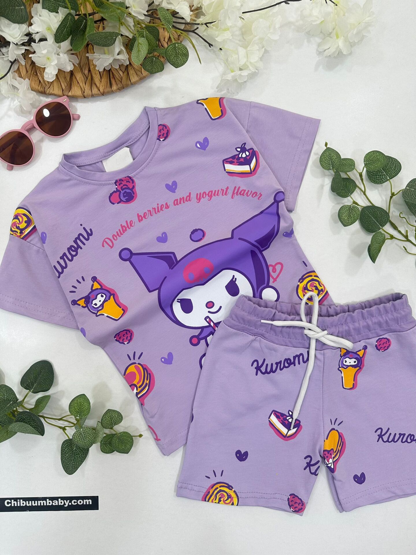 KIZ ÇOCUK ŞORTLU TAKIM