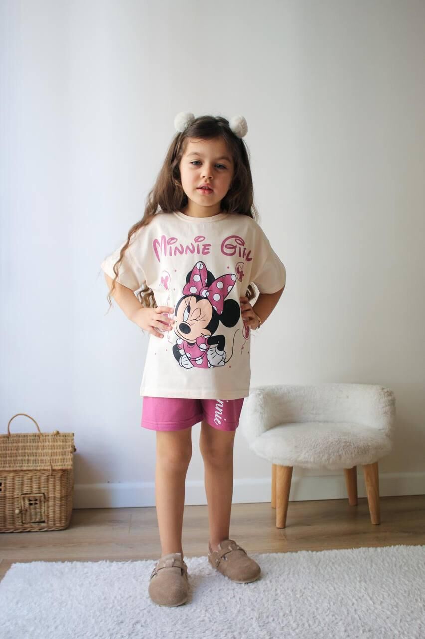 KIZ ÇOCUK ŞORTLU TAKIM