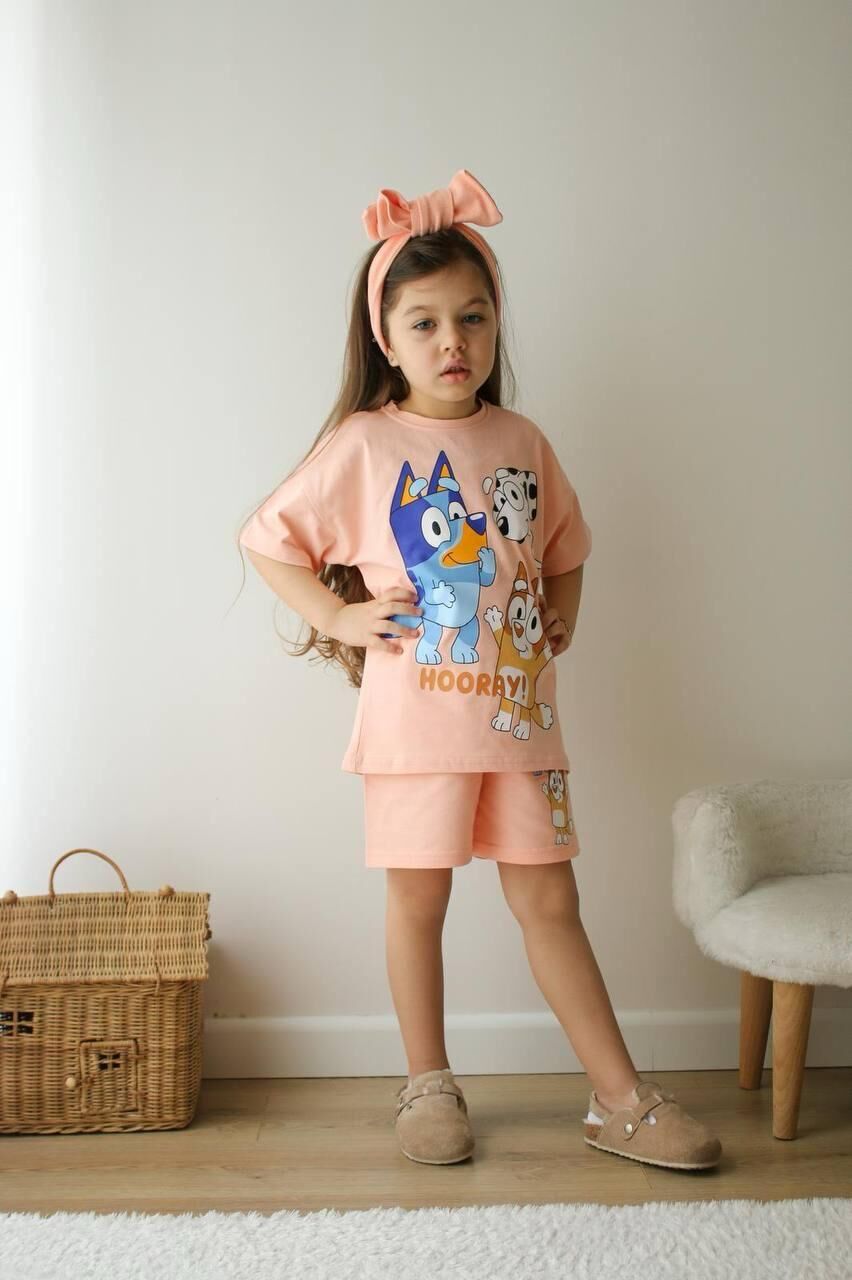 KIZ ÇOCUK ŞORTLU TAKIM