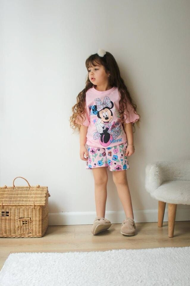 KIZ ÇOCUK ŞORTLU TAKIM