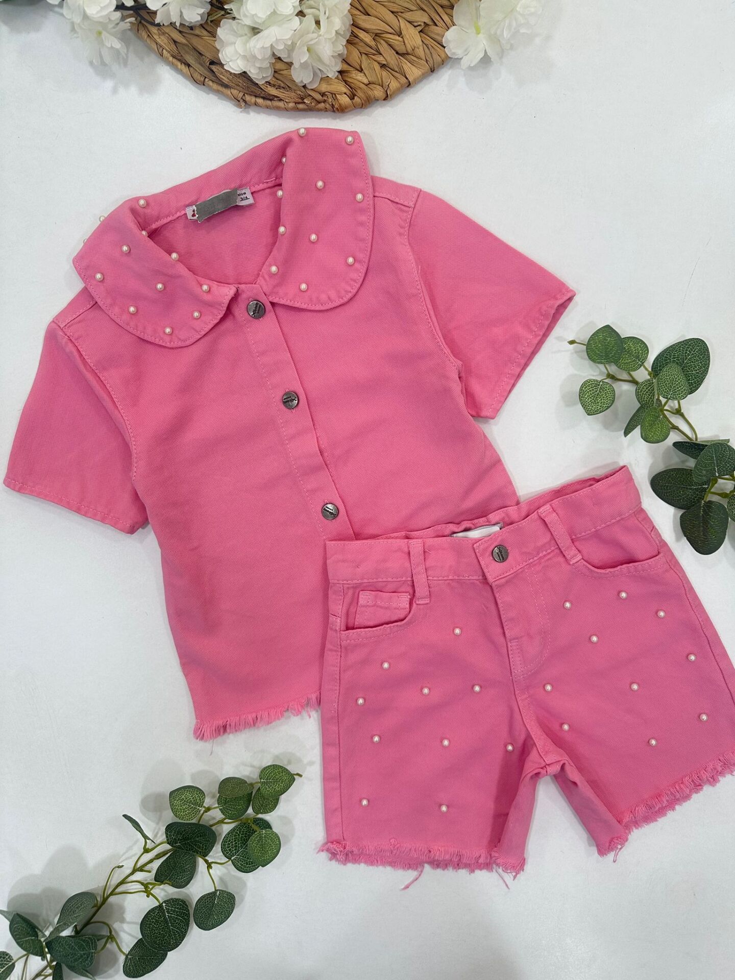 KIZ ÇOCUK ŞORTLU TAKIM