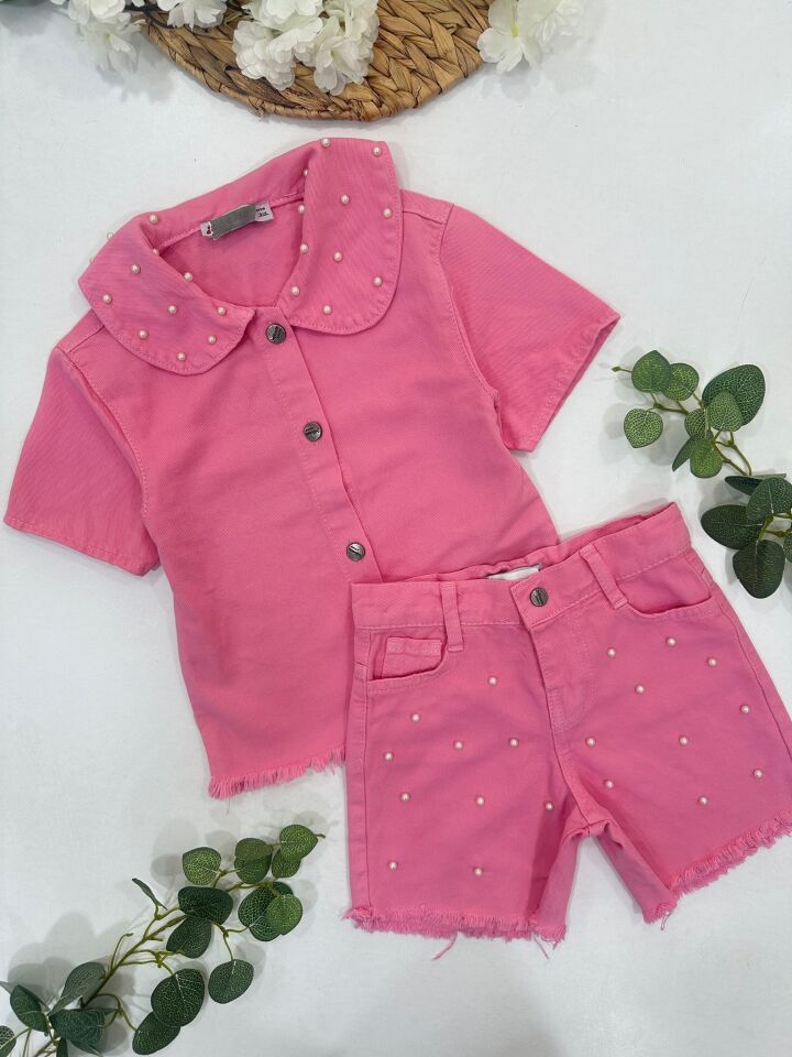 KIZ ÇOCUK ŞORTLU TAKIM