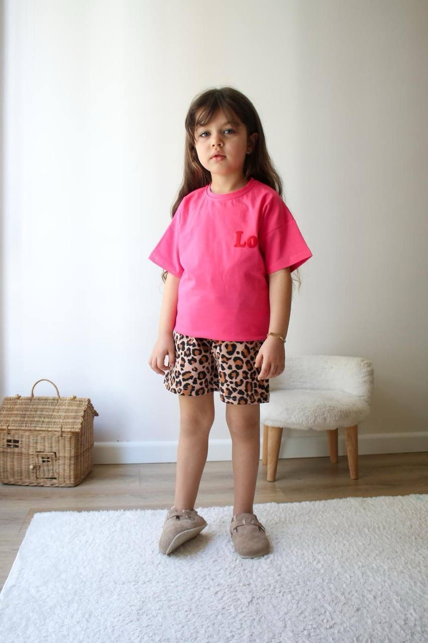 KIZ ÇOCUK ŞORTLU TAKIM