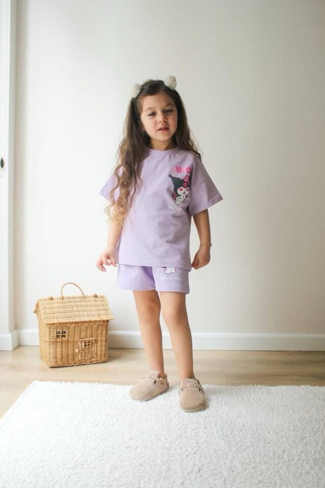 KIZ ÇOCUK ŞORTLU TAKIM