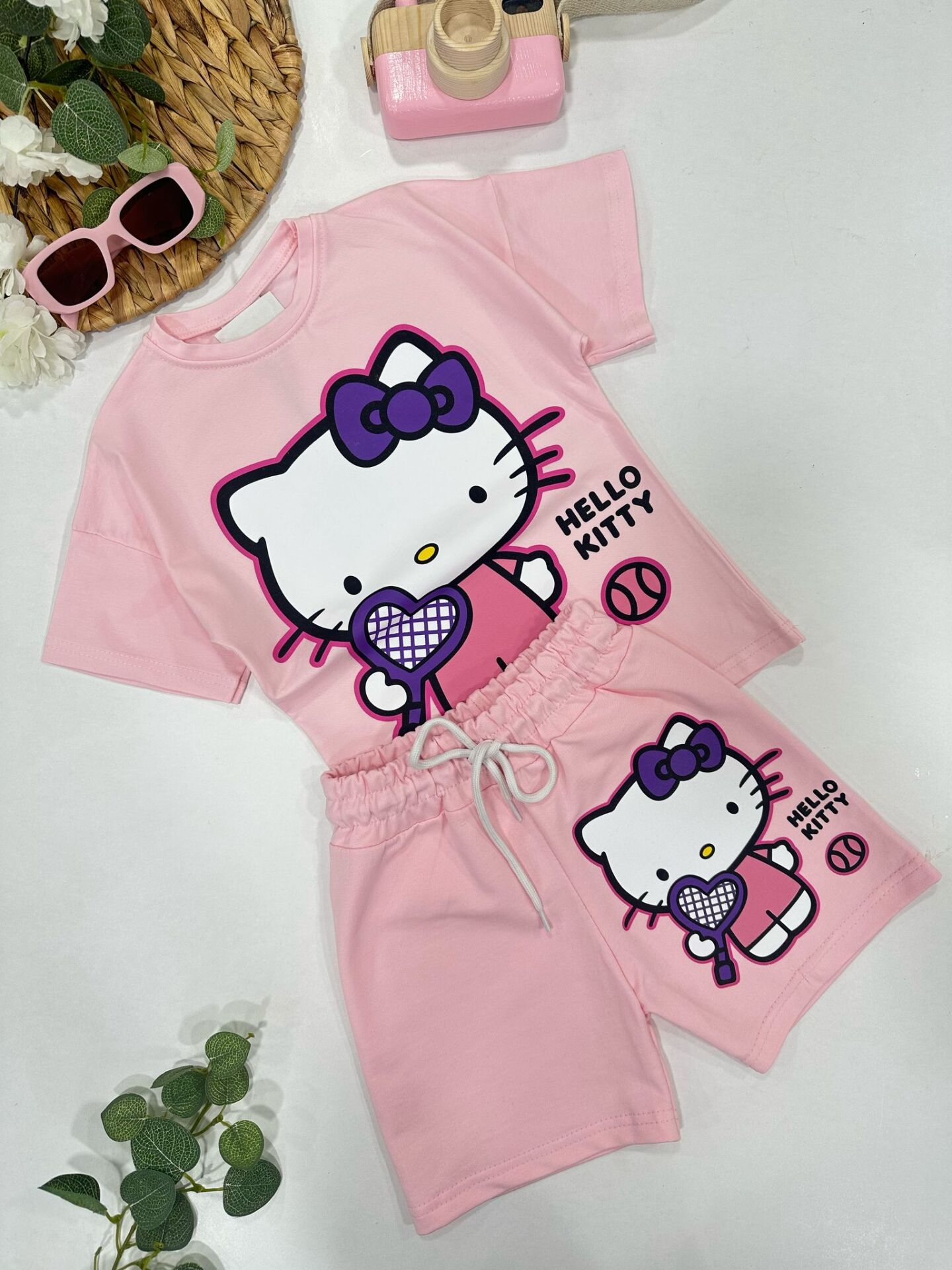 KIZ ÇOCUK ŞORTLU TAKIM