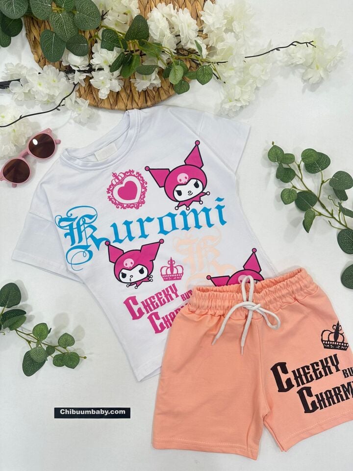 KIZ ÇOCUK ŞORTLU TAKIM