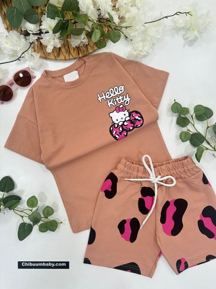 KIZ ÇOCUK ŞORTLU TAKIM