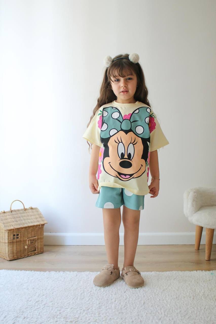 KIZ ÇOCUK ŞORTLU TAKIM