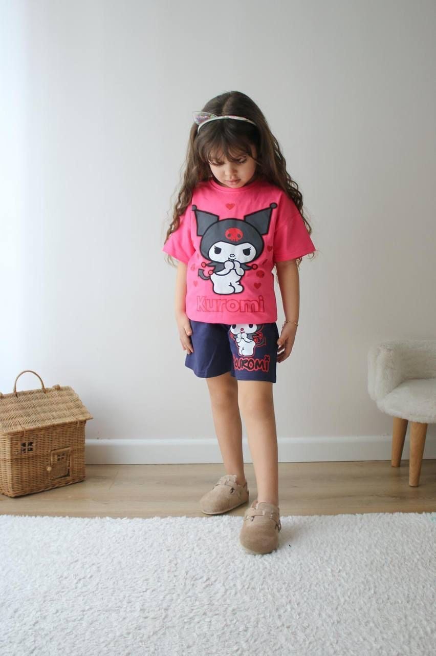 KIZ ÇOCUK ŞORTLU TAKIM