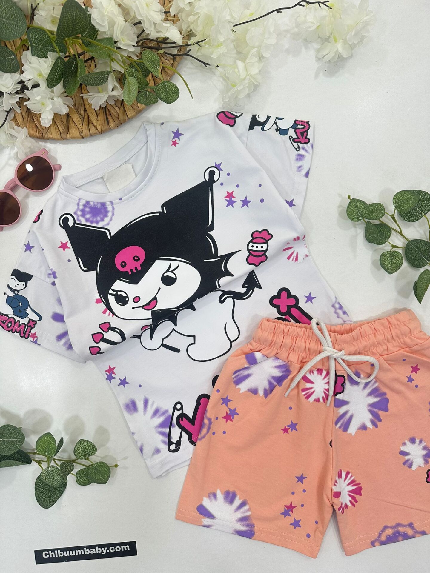 KIZ ÇOCUK ŞORTLU TAKIM