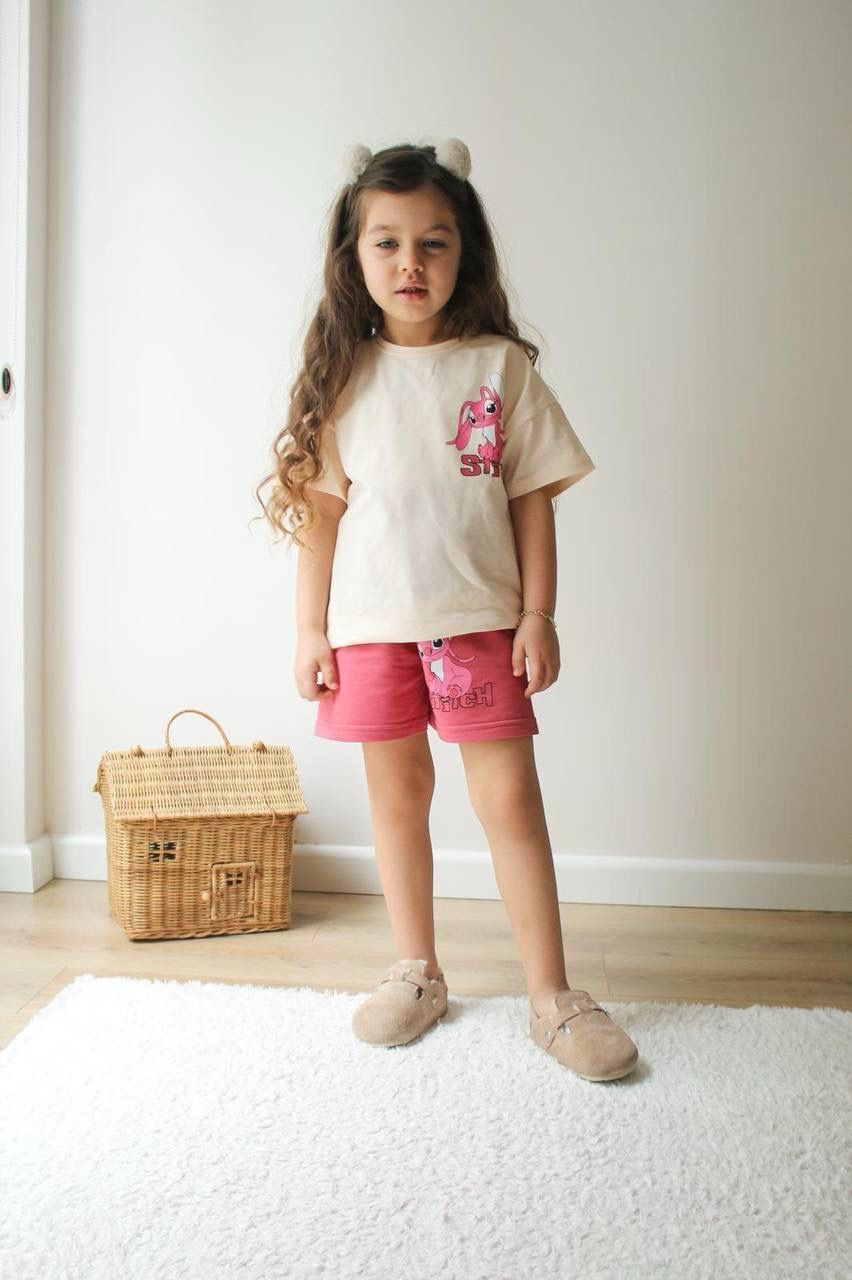 KIZ ÇOCUK ŞORTLU TAKIM