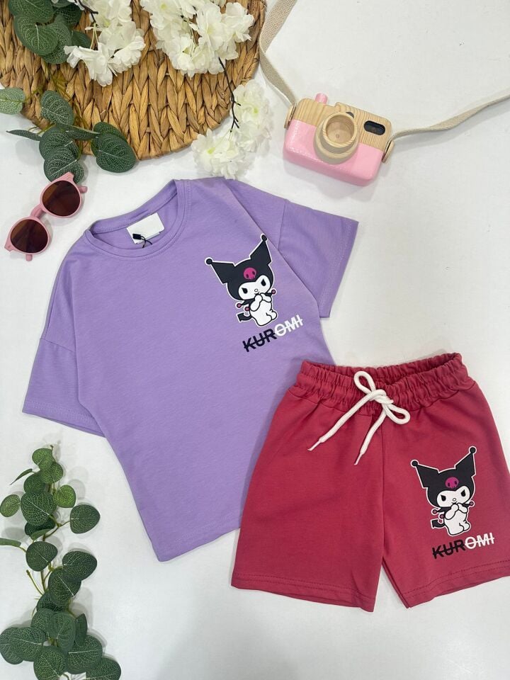 KIZ ÇOCUK ŞORTLU TAKIM