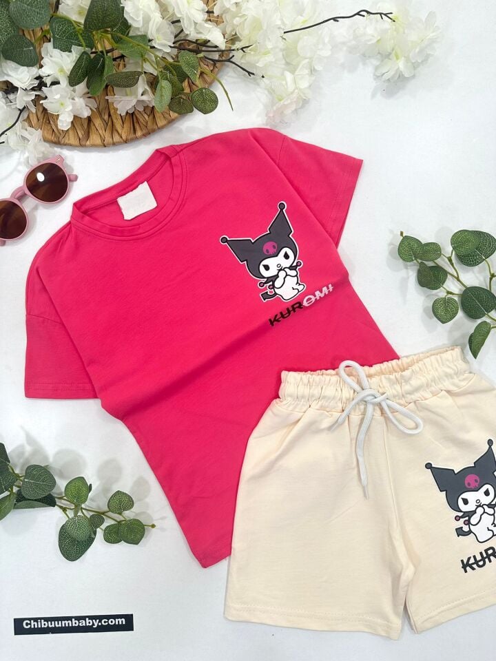 KIZ ÇOCUK ŞORTLU TAKIM