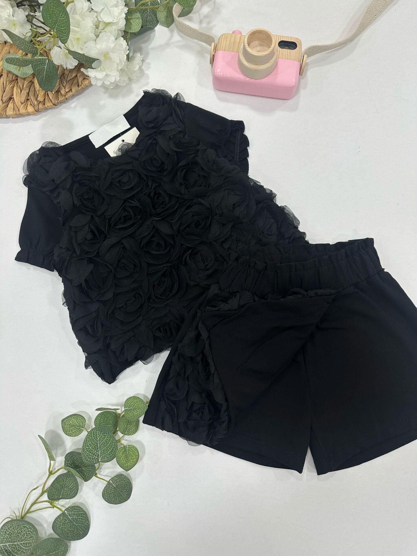 KIZ ÇOCUK ŞORTLU TAKIM