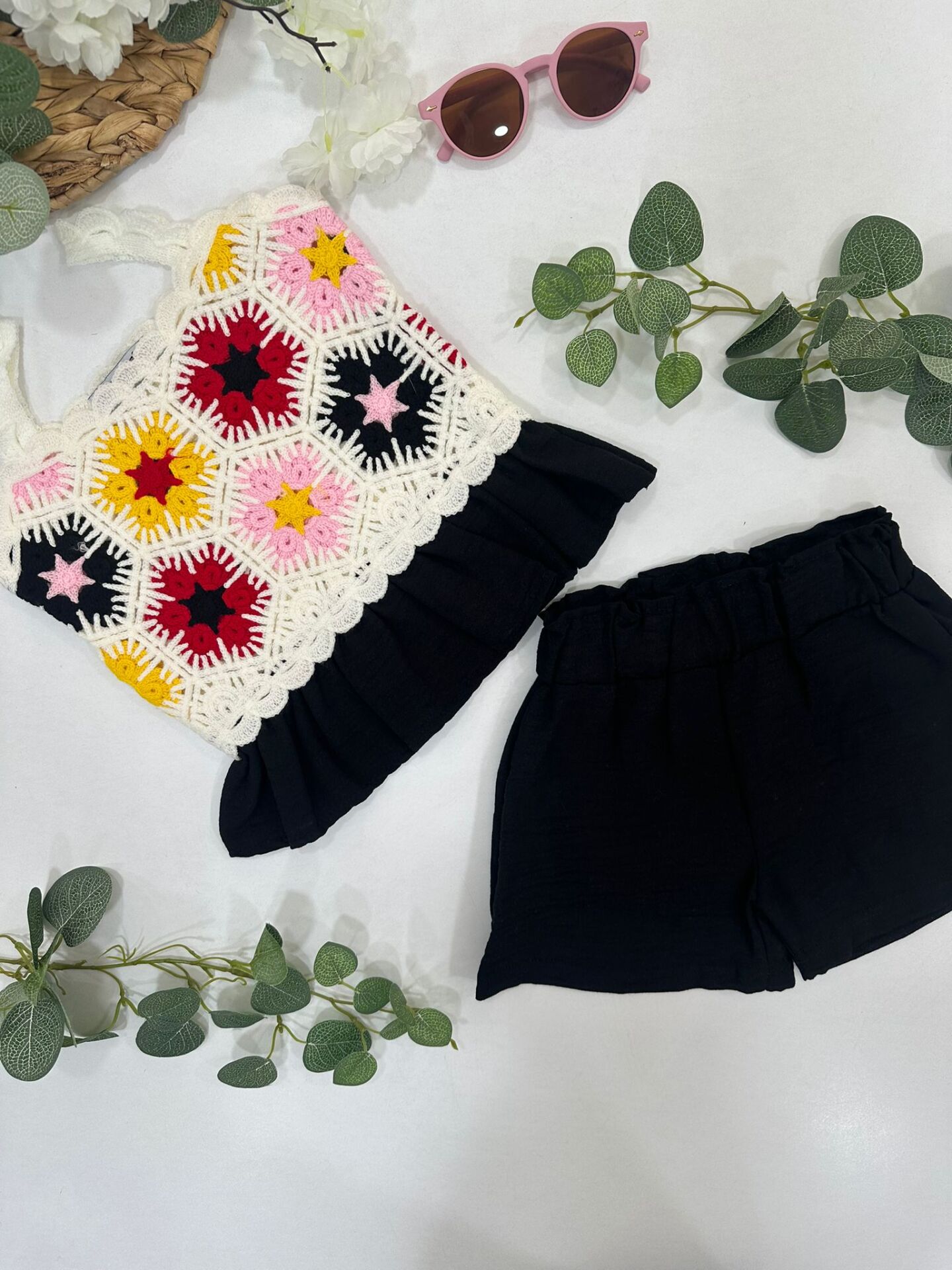 KIZ ÇOCUK ŞORTLU TAKIM