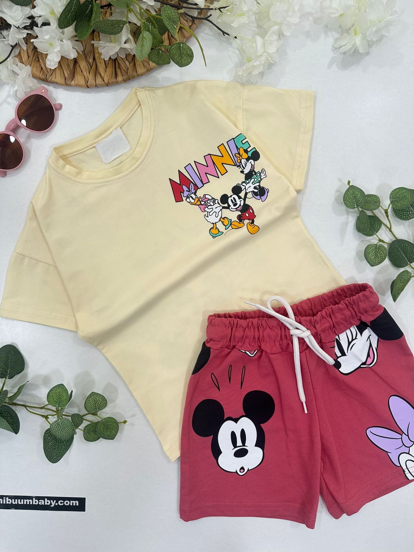 KIZ ÇOCUK ŞORTLU TAKIM