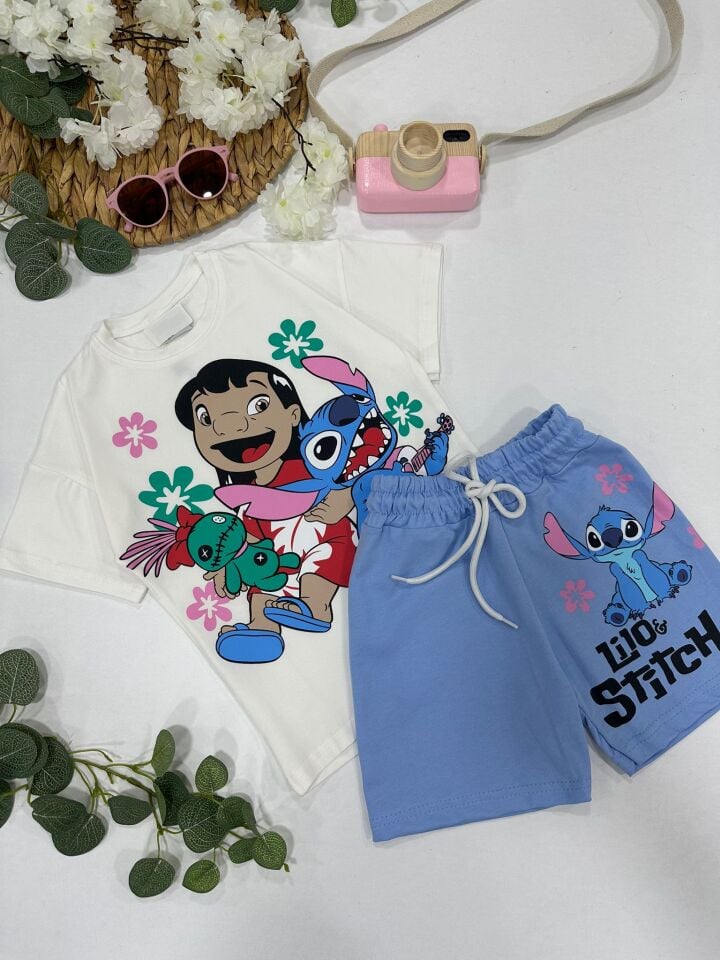 KIZ ÇOCUK ŞORTLU TAKIM