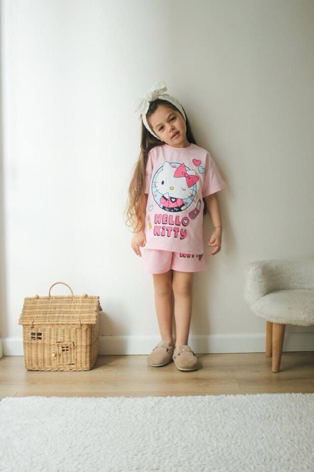 KIZ ÇOCUK ŞORTLU TAKIM