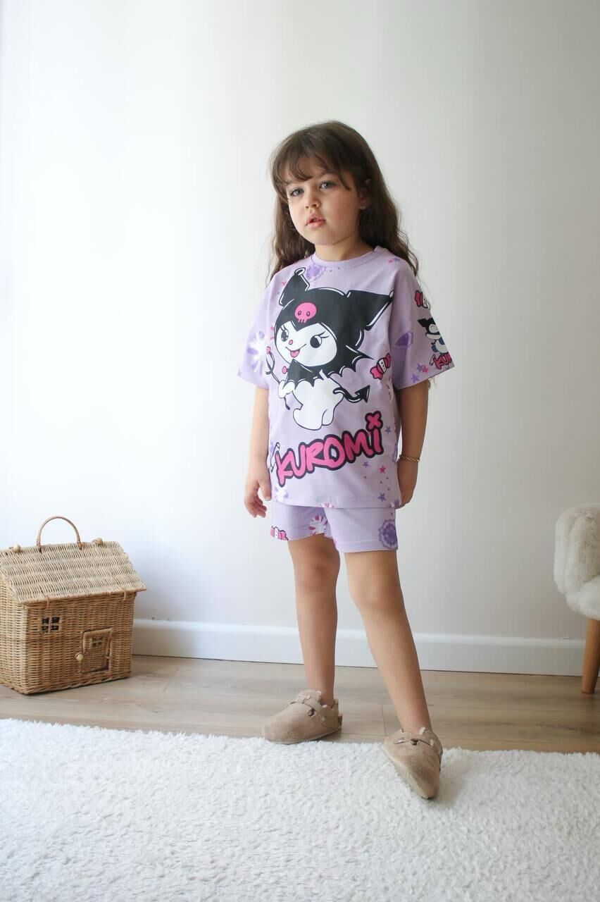 KIZ ÇOCUK ŞORTLU TAKIM