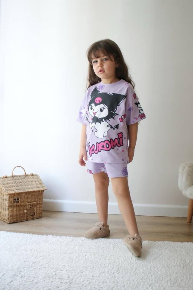 KIZ ÇOCUK ŞORTLU TAKIM