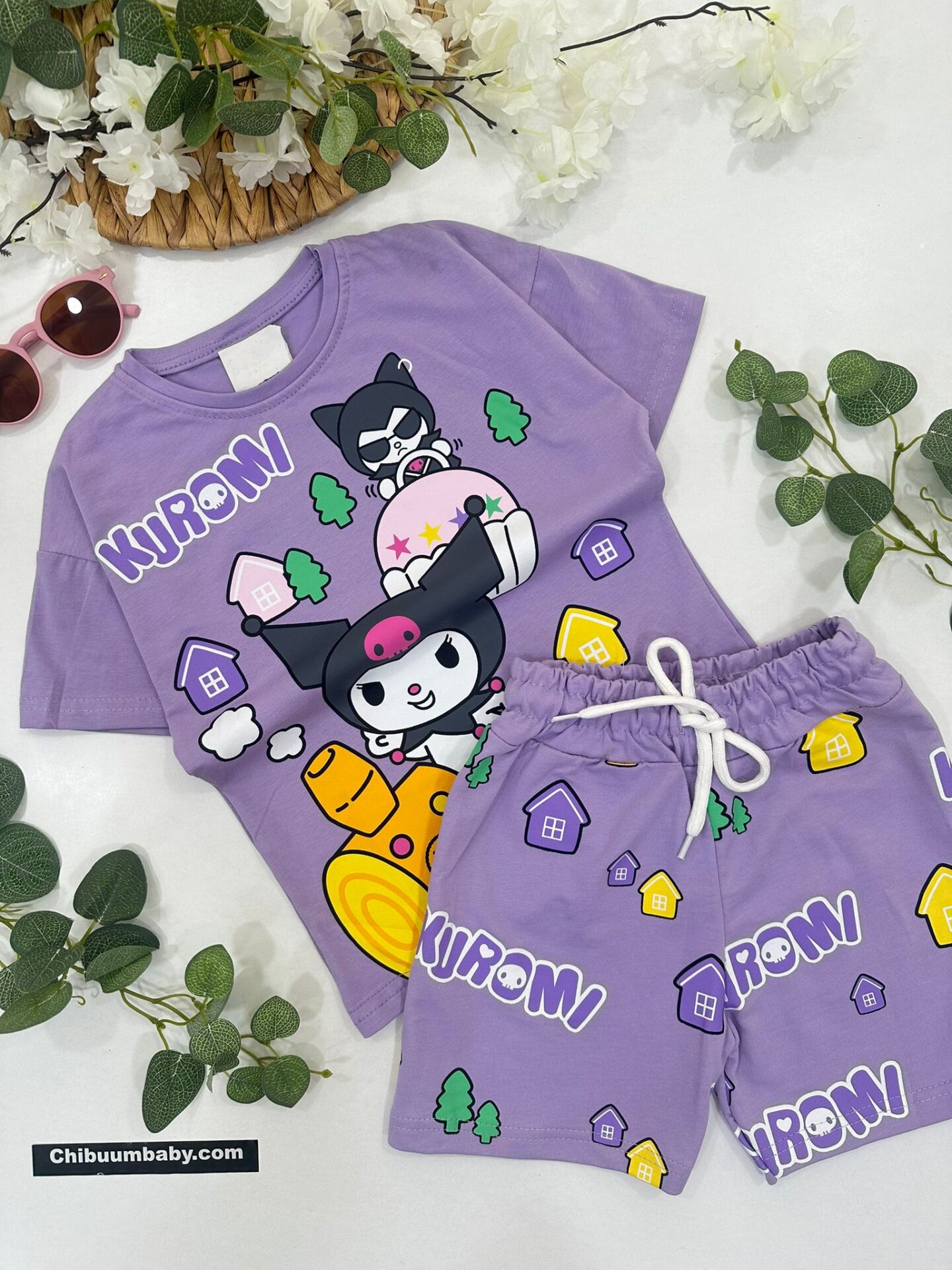 KIZ ÇOCUK ŞORTLU TAKIM